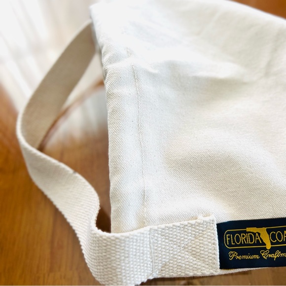 Florida Coast CB 15008 Small Canvas Bag Natural Good Condition - Picture 13 of 13